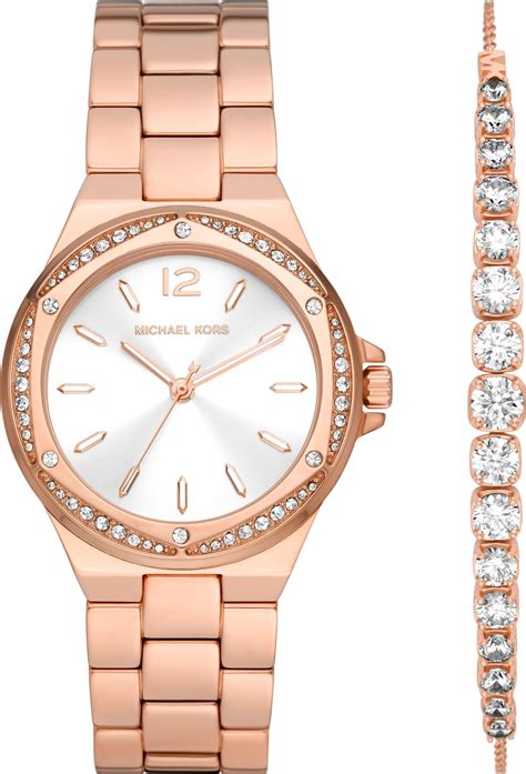 michael kors lennox watch set